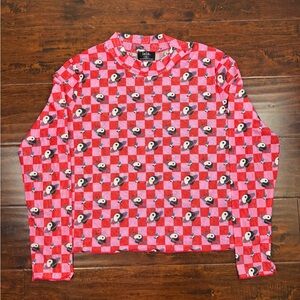 NWOT Dressed in Lala Mock Neck Mesh Top, 2XL, Cosmic Cowgirl Mesh Top XXL